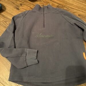Macade blue Quarter-Zip Pullover